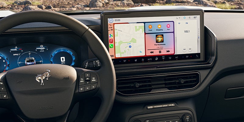 2025 ford bronco sport interior infotainment view