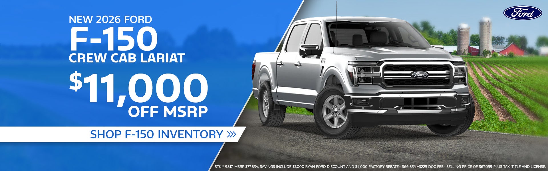 NEW 2026 FORD Ford F-150 CREW CAB LARIAT